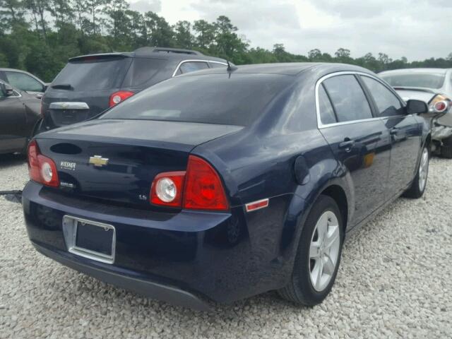 1G1ZG57B39F225569 - 2009 CHEVROLET MALIBU LS ლურჯი ფოტო 4