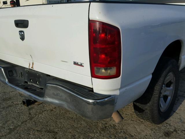 1D7HA18N65S339840 - 2005 DODGE RAM 1500 S WHITE photo 9