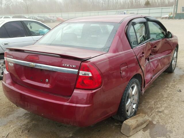 1G1ZU53896F269137 - 2006 CHEVROLET MALIBU LTZ 栗色 照片 4