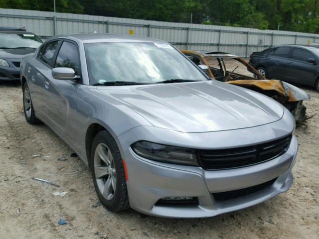 2C3CDXHG4GH187555 - 2016 DODGE CHARGER SX SILVER photo 1