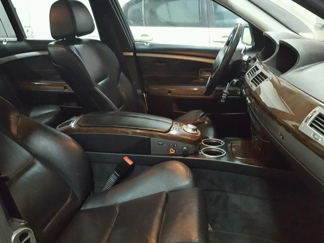 WBAGL63493DP67203 - 2003 BMW 745 I BLACK photo 5