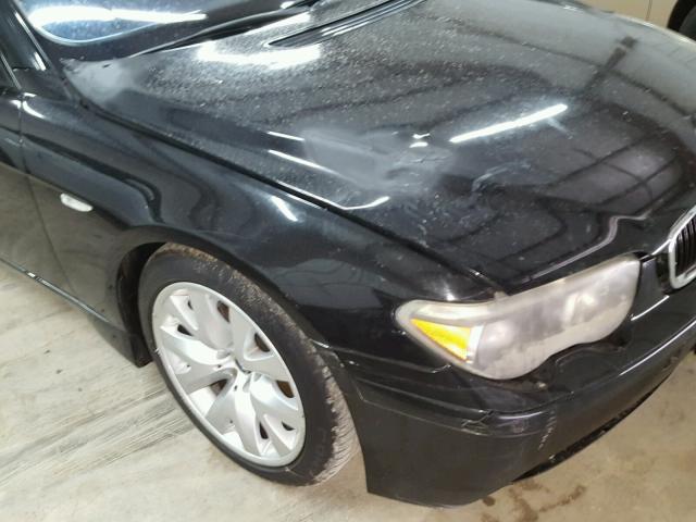 WBAGL63493DP67203 - 2003 BMW 745 I BLACK photo 9