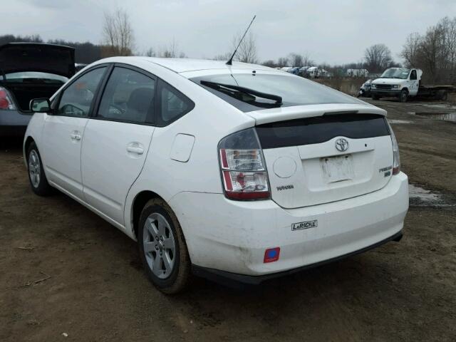 JTDKB20U140060571 - 2004 TOYOTA PRIUS WHITE photo 3