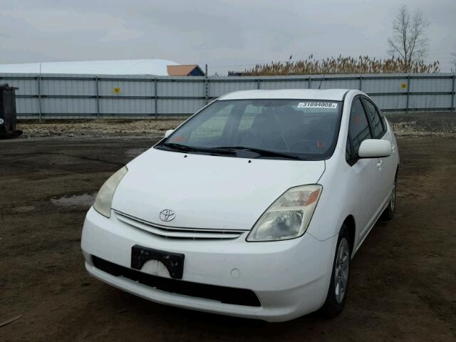 JTDKB20U140060571 - 2004 TOYOTA PRIUS WHITE photo 9