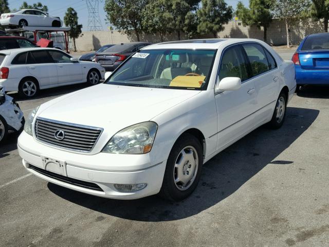 JTHBN30F620074833 - 2002 LEXUS LS 430 WHITE photo 2