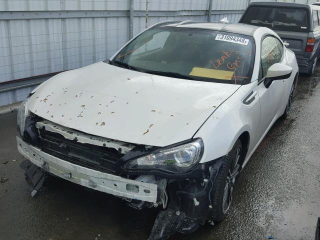 JF1ZCAC17E9606431 - 2014 SUBARU BRZ 2.0 LI WHITE photo 2