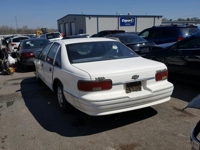 1G1BL53E4PR118247 - 1993 CHEVROLET CAPRICE CL WHITE photo 3