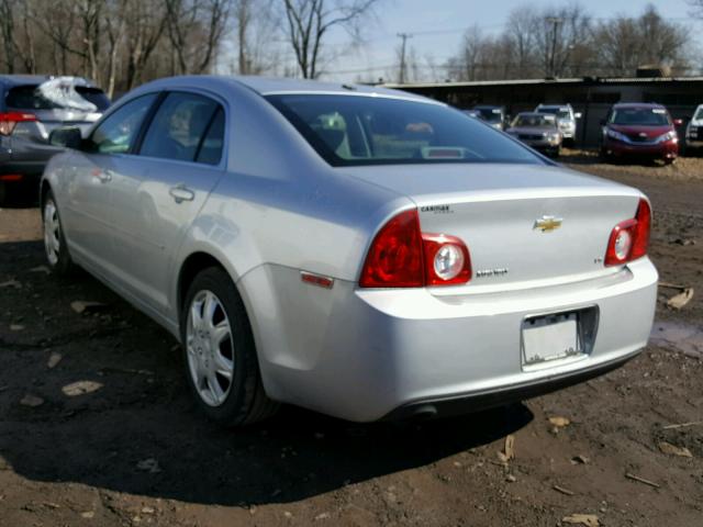 1G1ZG57B894184934 - 2009 CHEVROLET MALIBU LS ნაცრისფერი ფოტო 3