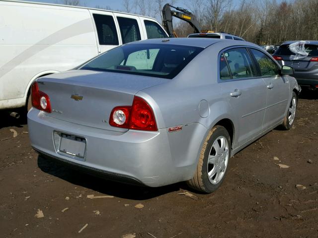 1G1ZG57B894184934 - 2009 CHEVROLET MALIBU LS ნაცრისფერი ფოტო 4