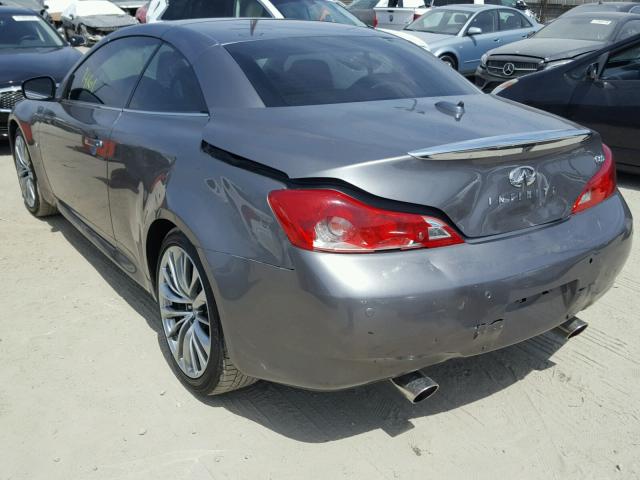 JN1CV6FE6FM810287 - 2015 INFINITI Q60 BASE CHARCOAL photo 3