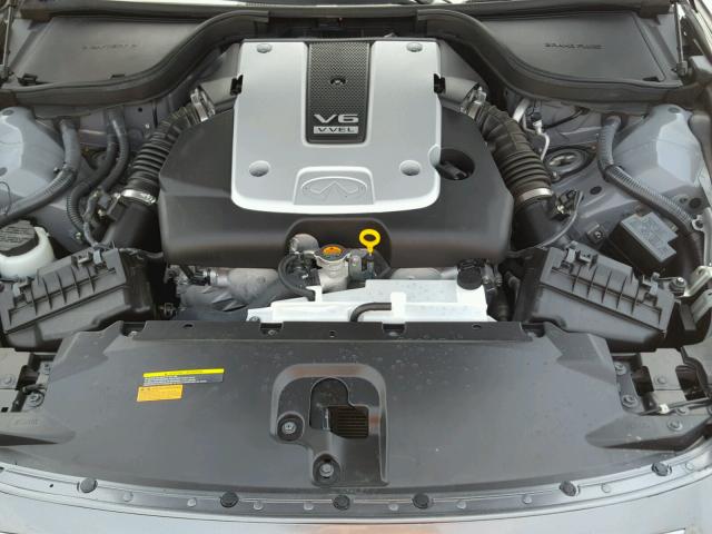 JN1CV6FE6FM810287 - 2015 INFINITI Q60 BASE CHARCOAL photo 7