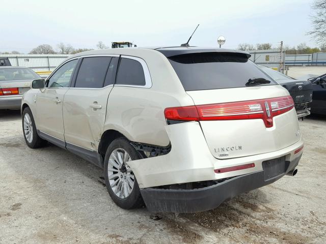 2LMHJ5AR3ABJ17890 - 2010 LINCOLN MKT TAN photo 3