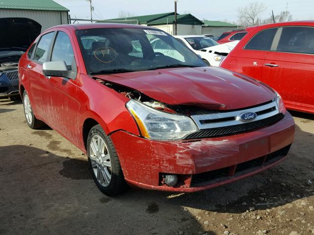 1FAHP3HN6AW121247 - 2010 FORD FOCUS SEL RED photo 1