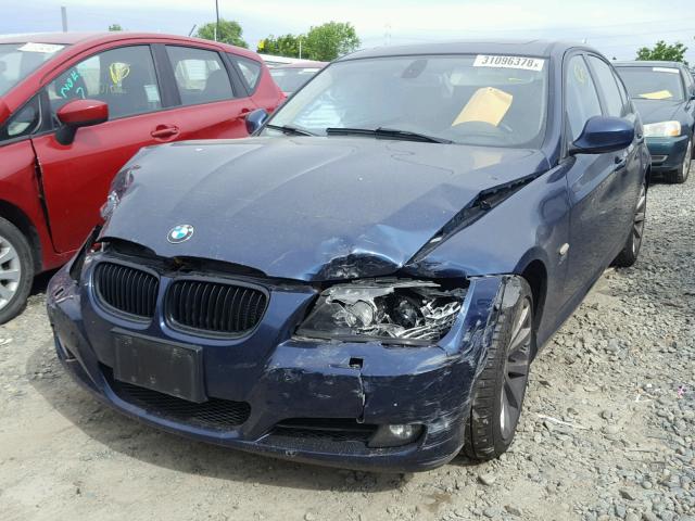 WBAPK7C55BF084936 - 2011 BMW 328 XI BLUE photo 2