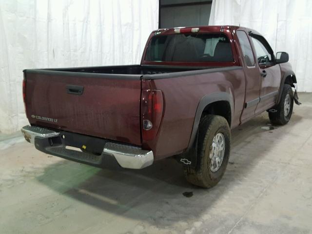 1GCDT39E888224820 - 2008 CHEVROLET COLORADO L MAROON photo 4