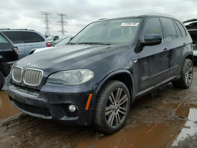 5UXZV8C51BL421904 - 2011 BMW X5 XDRIVE5 BLACK photo 2