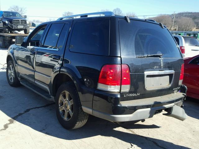 5LMEU68HX4ZJ25413 - 2004 LINCOLN AVIATOR BLACK photo 3