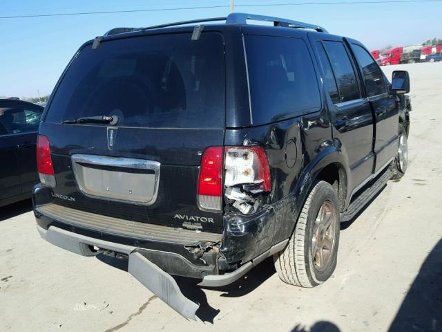 5LMEU68HX4ZJ25413 - 2004 LINCOLN AVIATOR BLACK photo 4