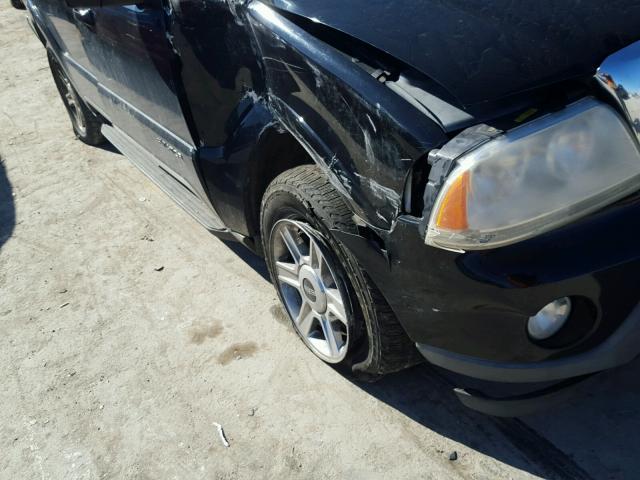 5LMEU68HX4ZJ25413 - 2004 LINCOLN AVIATOR 黑色 照片 9
