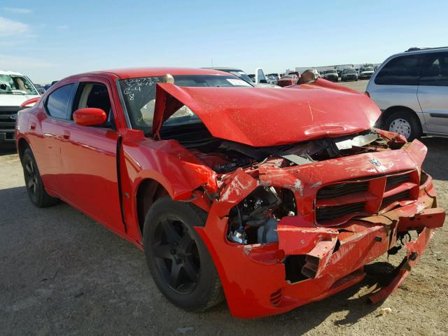 2B3CA2CVXAH316016 - 2010 DODGE CHARGER RED photo 1