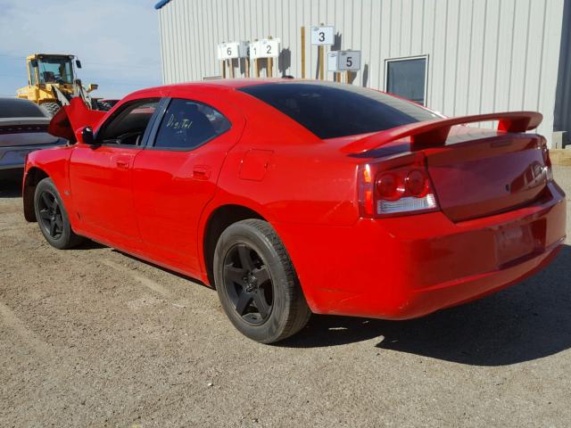 2B3CA2CVXAH316016 - 2010 DODGE CHARGER RED photo 3