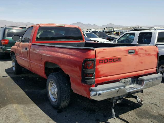 3B7KC26Z41M584015 - 2001 DODGE RAM 2500 RED photo 3