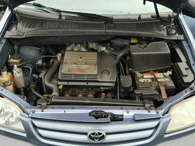 4T3ZF13C21U376679 - 2001 TOYOTA SIENNA LE BLUE photo 7