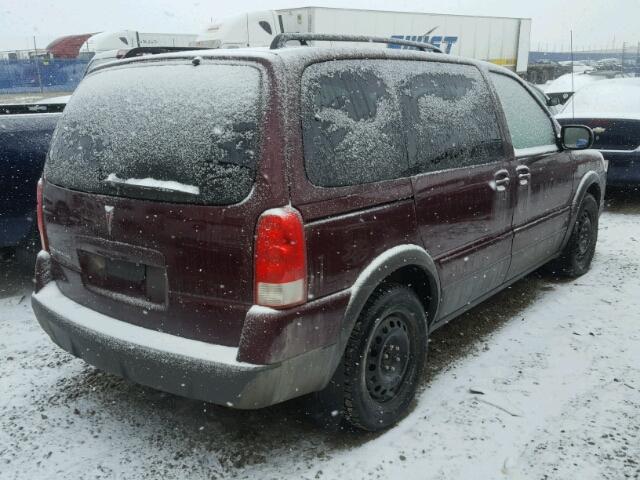 1GMDU33158D172519 - 2008 PONTIAC MONTANA SV MAROON photo 4