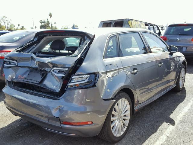 WAUTPBFF6GA135016 - 2016 AUDI A3 E-TRON GRAY photo 4