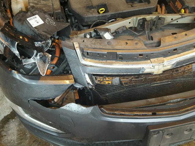 1G1RA6E49CU115317 - 2012 CHEVROLET VOLT GRAY photo 9