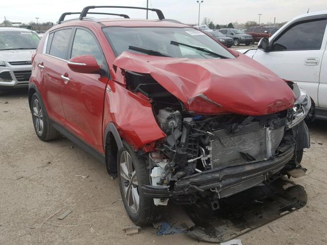 KNDPCCA61E7663764 - 2014 KIA SPORTAGE S RED photo 1