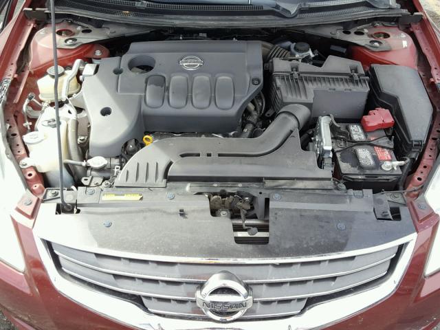 1N4AL2AP2AN486100 - 2010 NISSAN ALTIMA BAS MAROON photo 7