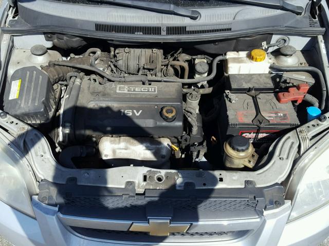KL1TD56698B100292 - 2008 CHEVROLET AVEO BASE Gümüş foto 7