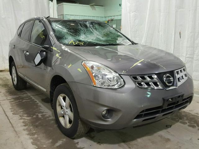 JN8AS5MV3DW658646 - 2013 NISSAN ROGUE S GRAY photo 1