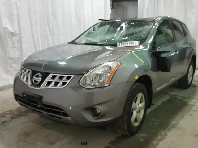 JN8AS5MV3DW658646 - 2013 NISSAN ROGUE S GRAY photo 2