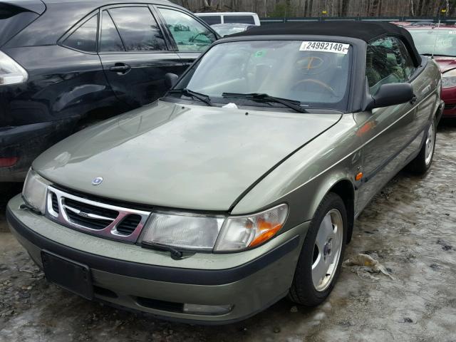 YS3DF78N4X7002725 - 1999 SAAB 9-3 SE GREEN photo 2