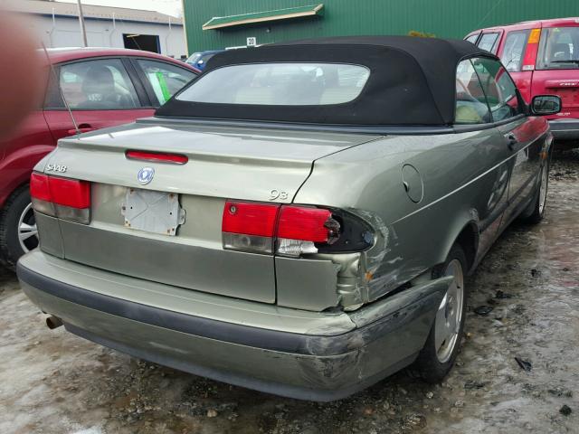 YS3DF78N4X7002725 - 1999 SAAB 9-3 SE GREEN photo 4