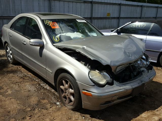 WDBRF81J64F542135 - 2004 MERCEDES-BENZ C 240 4MAT SILVER photo 1