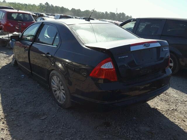 3FADP0L36AR272272 - 2010 FORD FUSION HYB BLACK photo 3