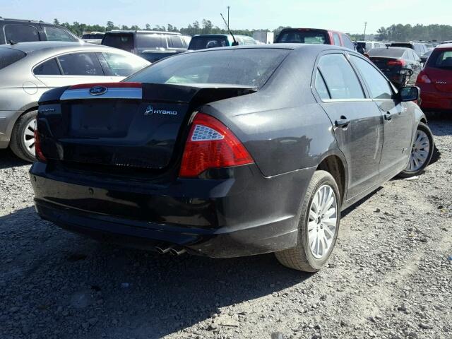 3FADP0L36AR272272 - 2010 FORD FUSION HYB BLACK photo 4