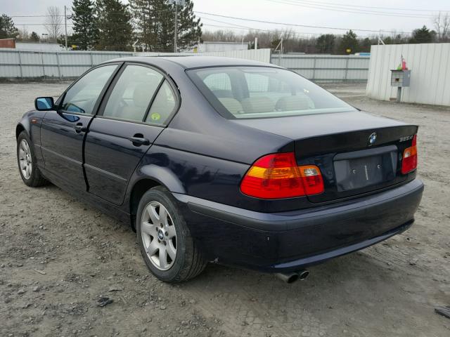 WBAEU33433PH88858 - 2003 BMW 325 XI BLUE photo 3