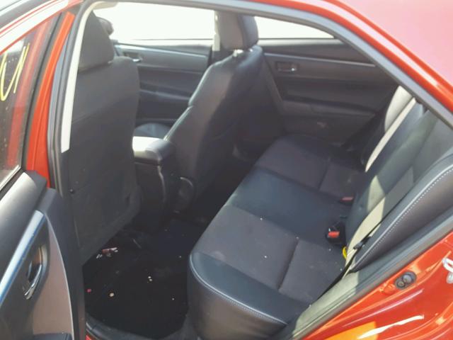 2T1BURHE6FC230853 - 2015 TOYOTA COROLLA LE 红色 照片 6