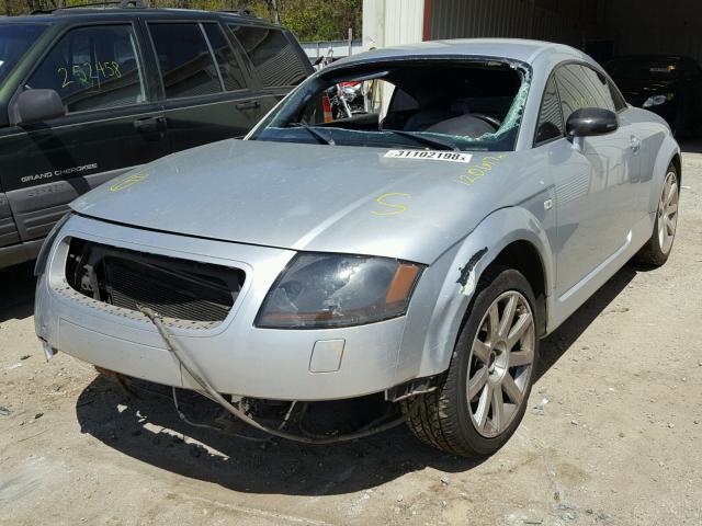 TRUUC28N8Y1018729 - 2000 AUDI TT QUATTRO SILVER photo 2