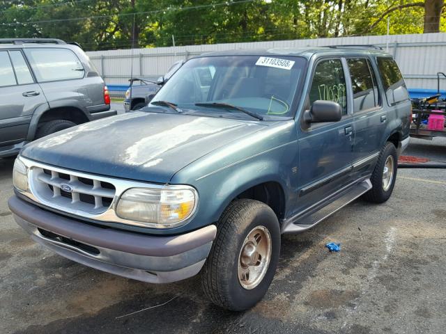 1FMDU32P6VUA82118 - 1997 FORD EXPLORER GREEN photo 2