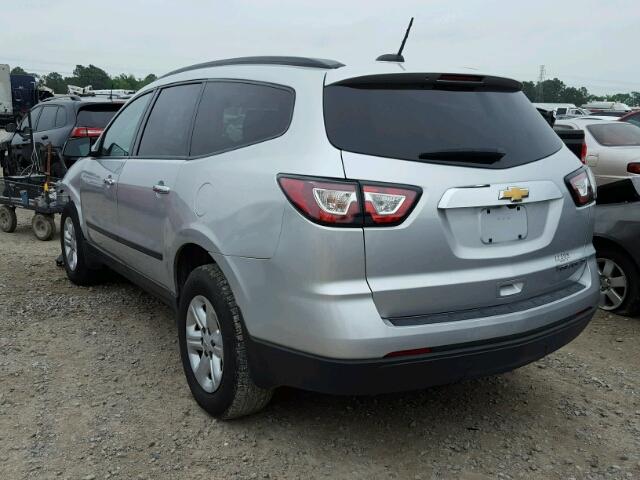 1GNKRFKD6GJ270850 - 2016 CHEVROLET TRAVERSE L SILVER photo 3