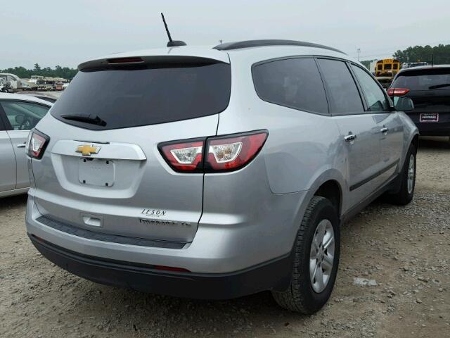 1GNKRFKD6GJ270850 - 2016 CHEVROLET TRAVERSE L SILVER photo 4