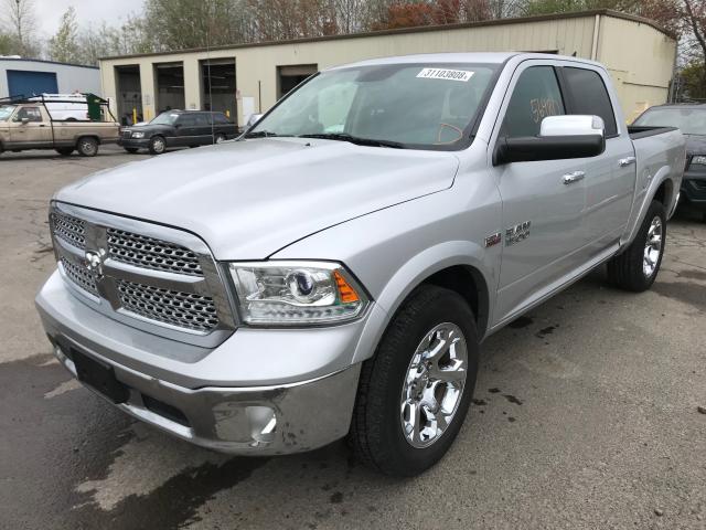 1C6RR7NT5GS125705 - 2016 RAM 1500 LARAM SILVER photo 2