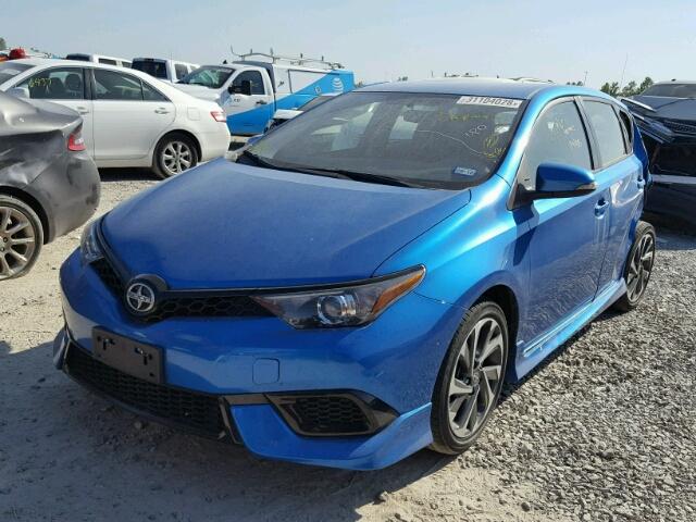 JTNKARJE6GJ521695 - 2016 TOYOTA SCION IM BLUE photo 2