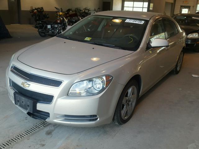 1G1ZC5E08AF159862 - 2010 CHEVROLET MALIBU 1LT GOLD photo 2