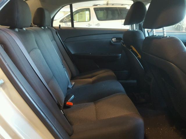 1G1ZC5E08AF159862 - 2010 CHEVROLET MALIBU 1LT GOLD photo 6